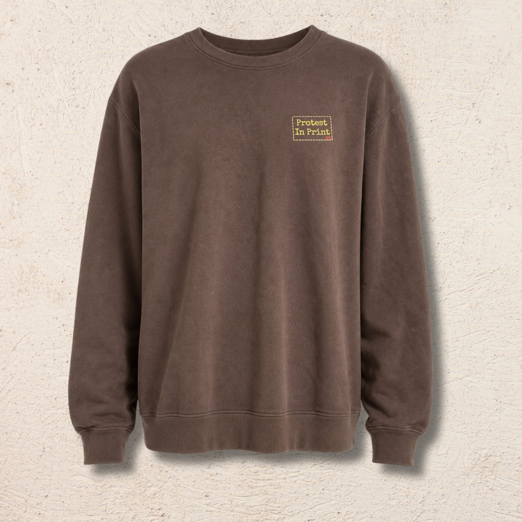What Are You Angry About? Custom Preloved Protest Brown | 20% to charity
