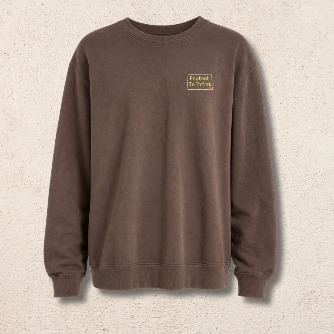 What Are You Angry About? Custom Preloved Protest Brown | 20% to charity