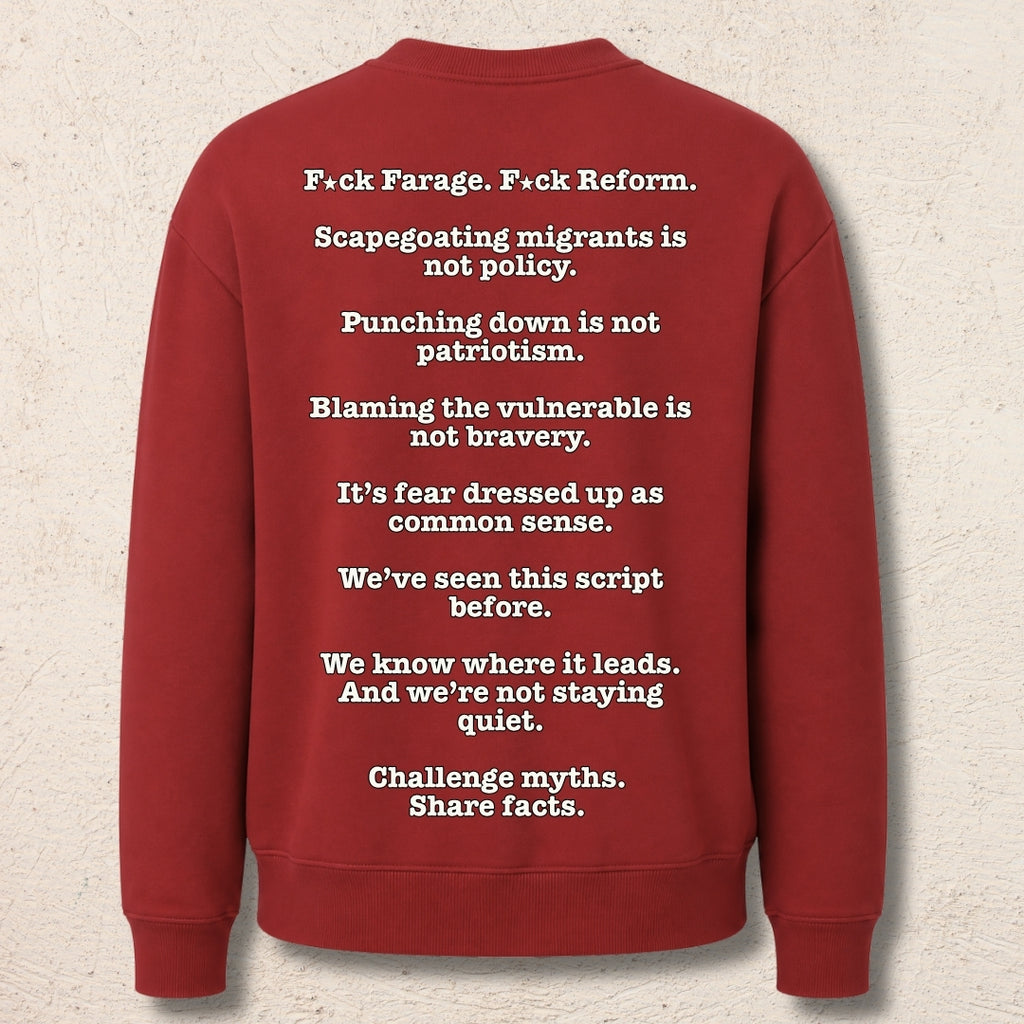 What Are You Angry About? Custom Preloved Protest Wine Red | 20% to charity (Copy)