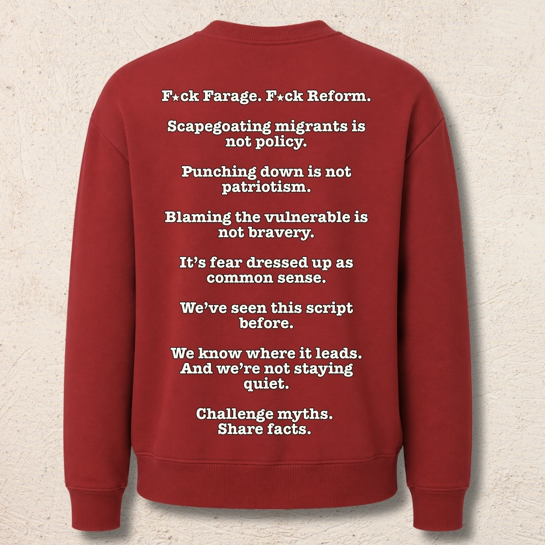 What Are You Angry About? Custom Preloved Protest Wine Red | 20% to charity (Copy)