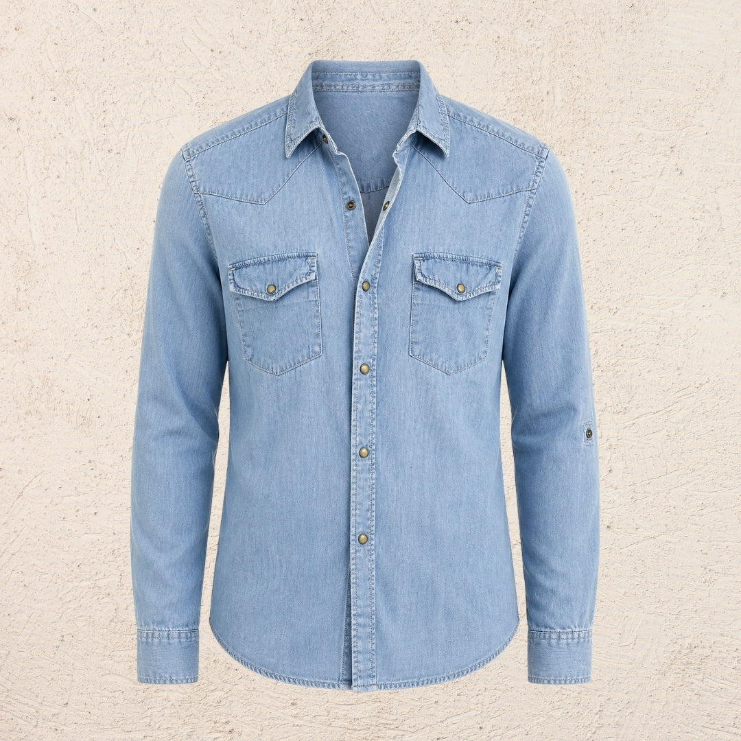 What Are You Angry About? Custom Preloved Protest Denim Shirt | 20% to charity